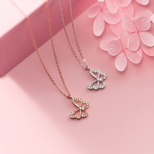 定番シンプル 美感いっぱい 清純甘くて女子力UP 2色 ネックレス アクセサリーU-12752